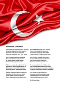 istiklal marşı ve Türk bayrağı (1)